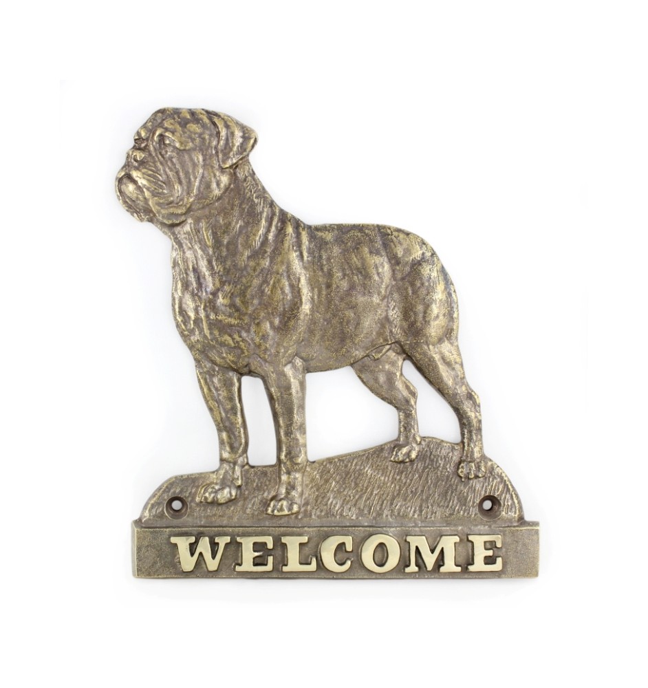 Bullmastiff welcome plakietka Art-Dog